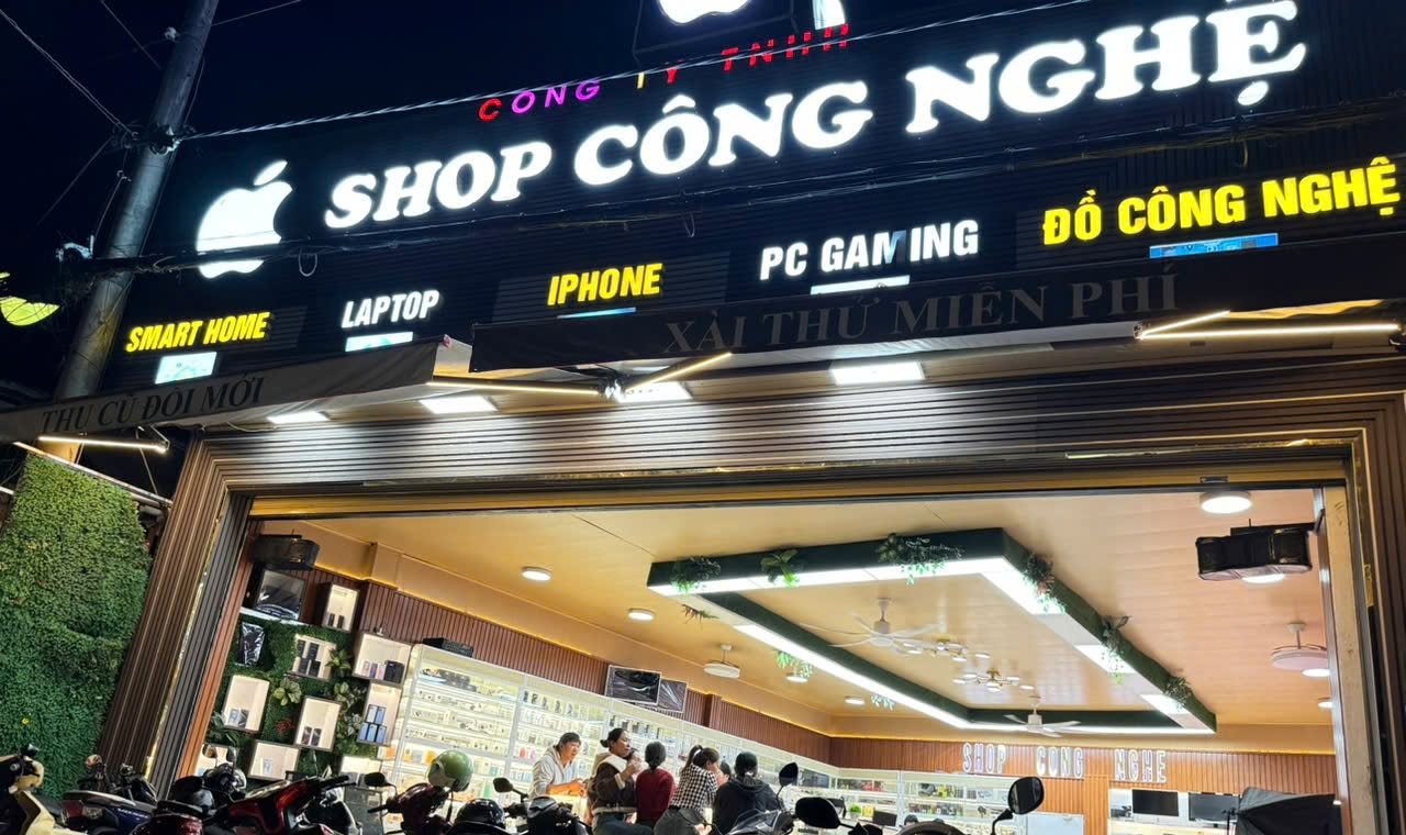 Mặt tiền Công ty TNHH Shop Công Nghệ tại 757 Hùng Vương, Di Linh, Lâm Đồng