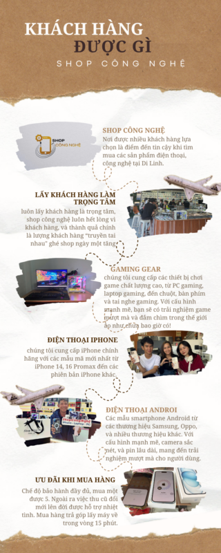 những lý do nên chọn shop công nghệ